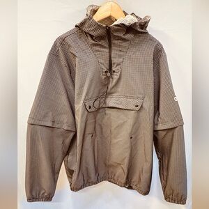 Mens Adidas 1/4 Zip Windbreaker Size XL